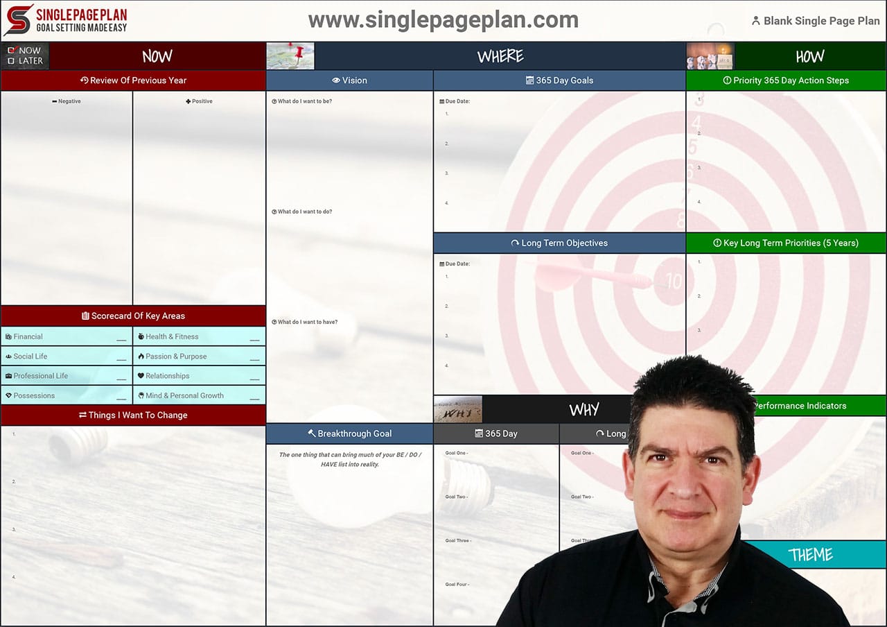 Single Page Plan FREE Training with Larry Lewis
