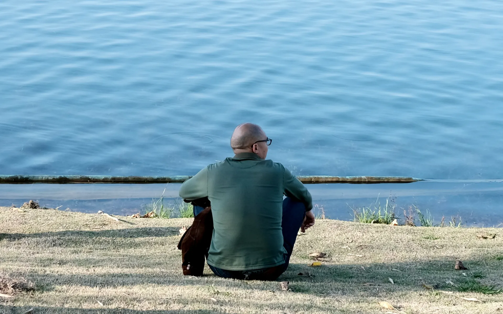 Person contemplating their life direction